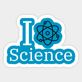 I LOVE SCIENCE - SCIENCE INSPIRED Sticker